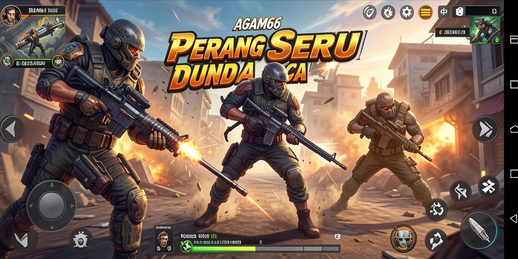 Tampilan menegangkan dari gameplay AGAM66 yang seru.