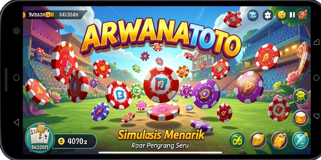 Tampilan gameplay menarik dari ARWANATOTO yang menunjukkan simulasi mendalam.