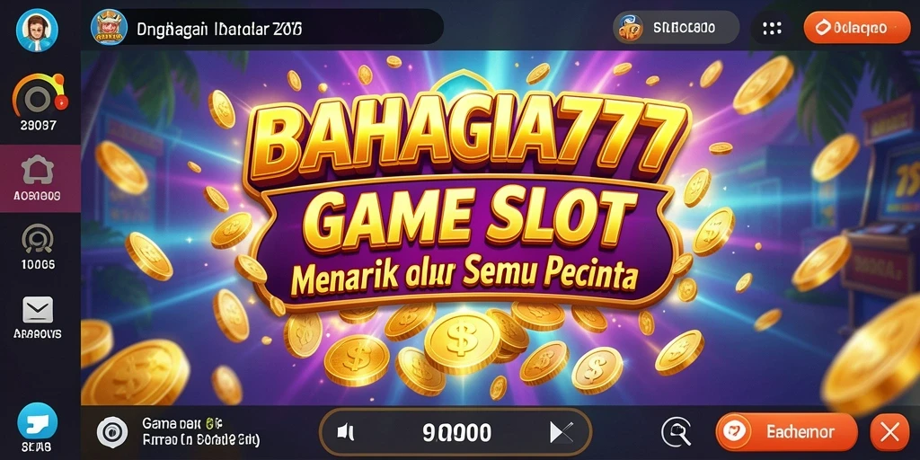 Screenshot BAHAGIA777 menunjukkan gameplay seru di mesin slot.