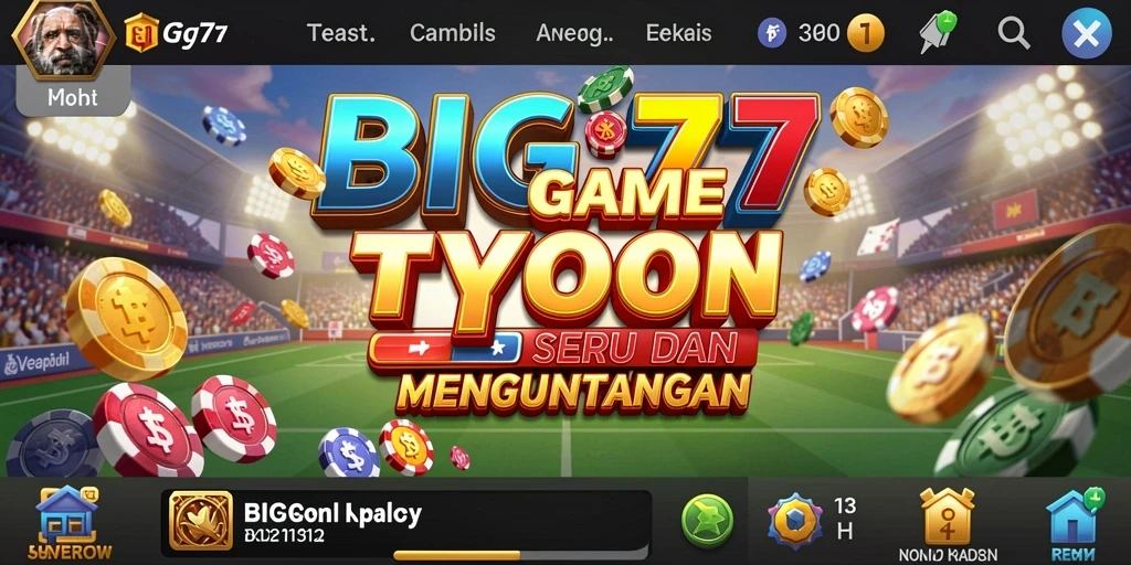 Tampilan menarik dari gameplay <strong>BIG77</strong> yang menampilkan manajemen bisnis.