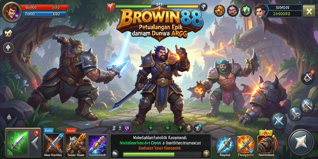 Gameplay seru dan menantang dalam BROWIN88.