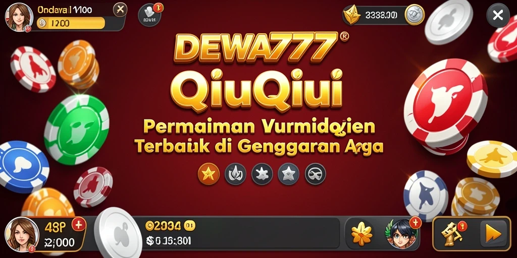 Tampilan gameplay QiuQiu di DEWA777 yang menarik dan interaktif.