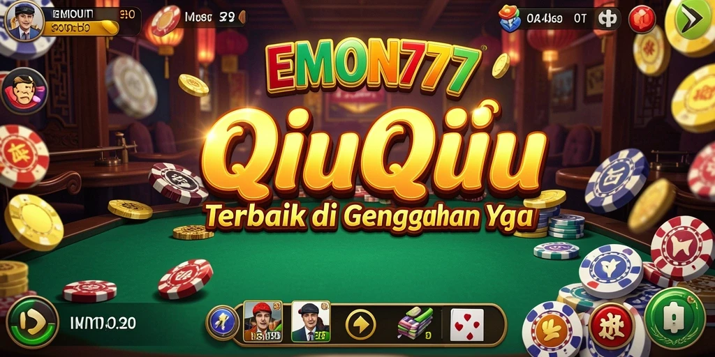 Tangkapan layar yang menampilkan gameplay seru QiuQiu.