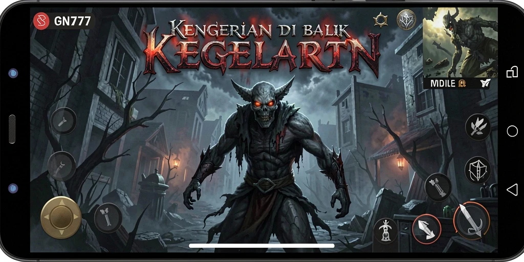 Gameplay menyeramkan dengan suasana mencekam di GN777.