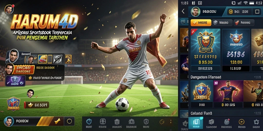 Tampilan menarik dari gameplay Sportsbook HARUM4D.