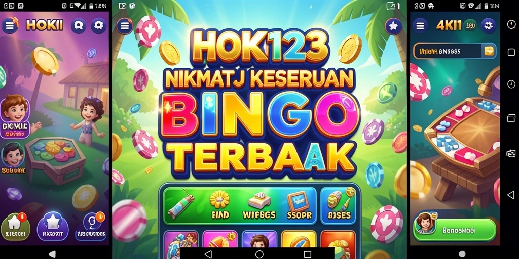 Screenshot HOKI123 menampilkan antarmuka permainan Bingo yang menarik.