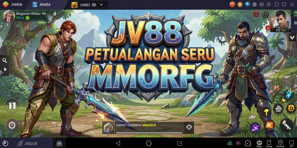 Gameplay seru dalam JV88 menampilkan pertempuran dan petualangan.