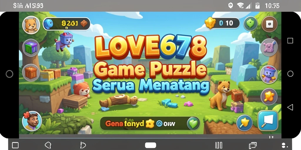 Tampilan menarik dari game LOVE678 dengan gameplay Puzzle seru.