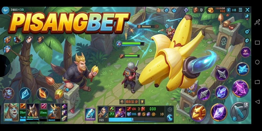 Tampilan gameplay epik dari PISANGBET saat pertarungan berlangsung.