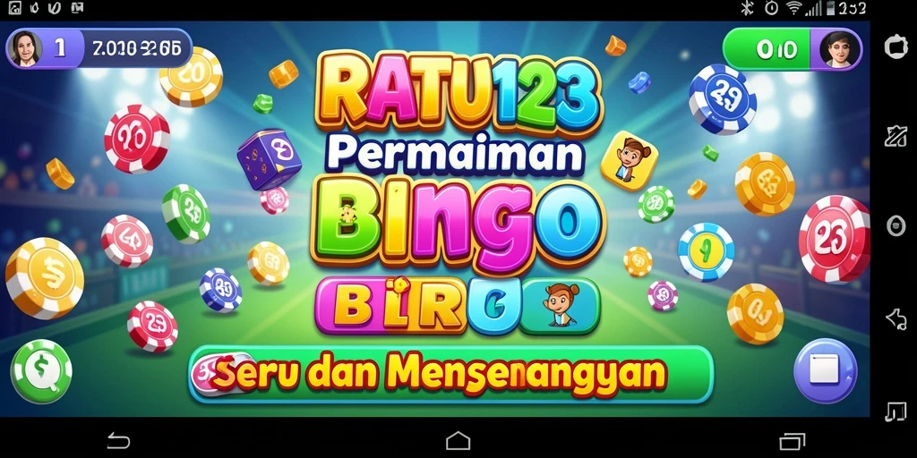 Tampilan menarik dari permainan Bingo di RATU123.