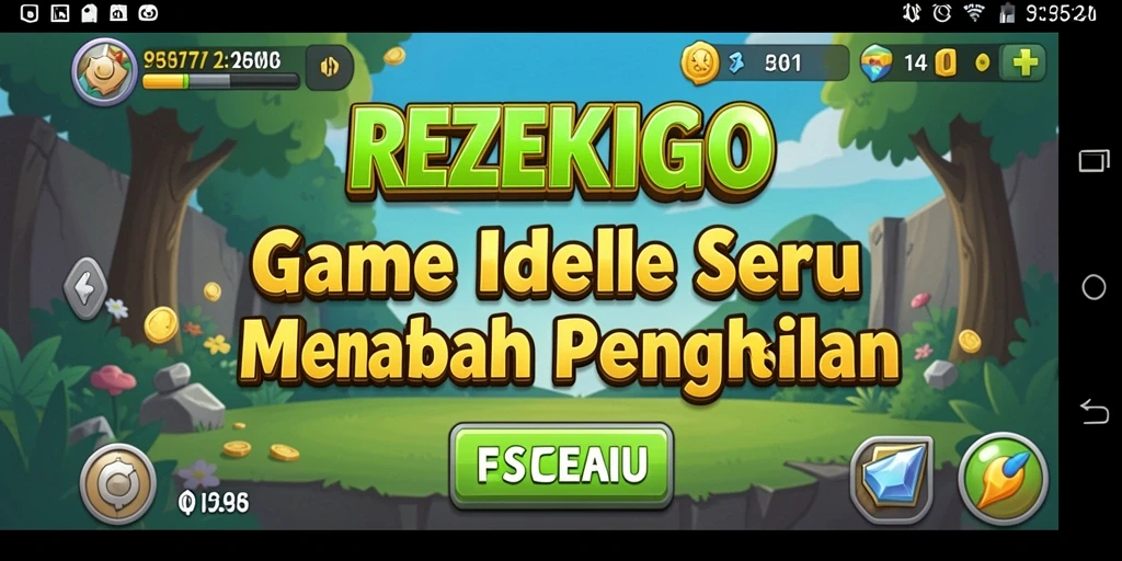 Tampilan gameplay seru dan menarik di REZEKIGO.
