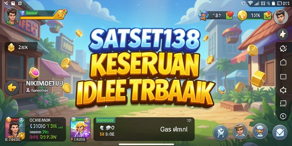 Tampilan gameplay yang menarik di SATSET138 dengan mekanisme Idle yang intuitif.