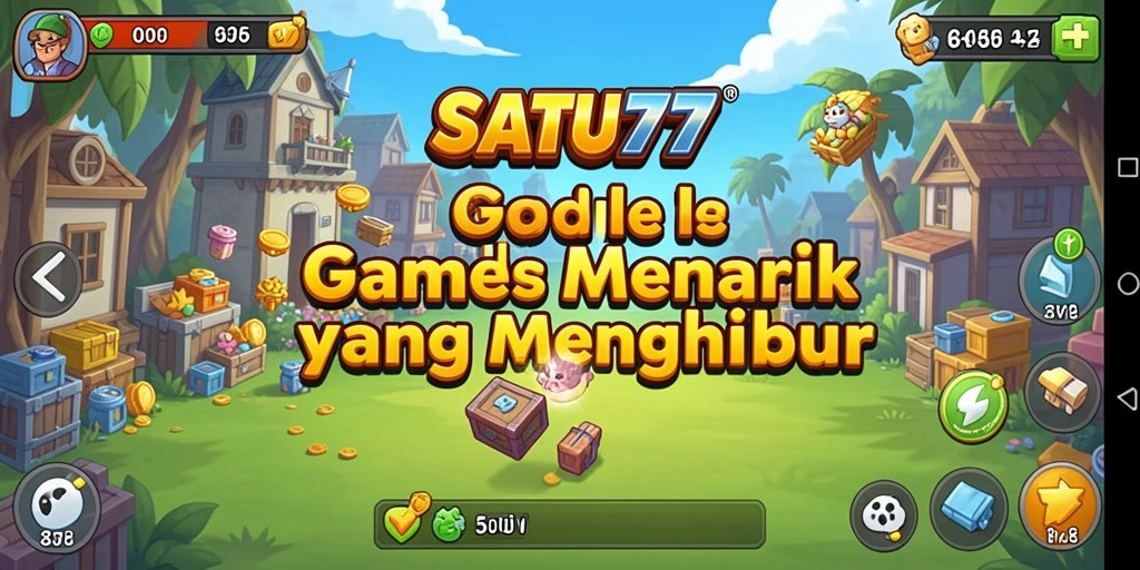Tampilan menarik dari gameplay SATU77 yang santai dan menyenangkan.