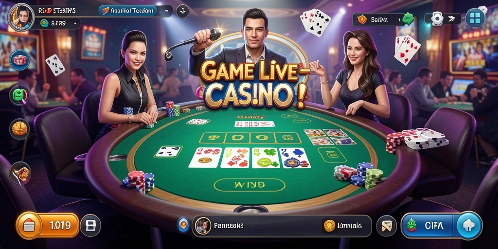 Tampilan gameplay Live Casino yang nyata dan interaktif di SVIP9.
