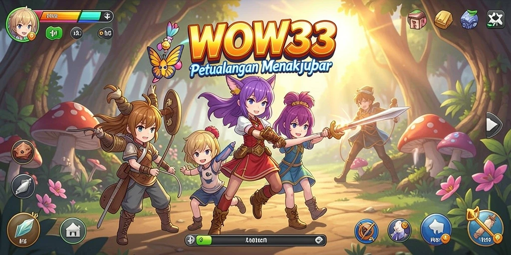 Gameplay seru dengan karakter Anime unik dan laga menarik.
