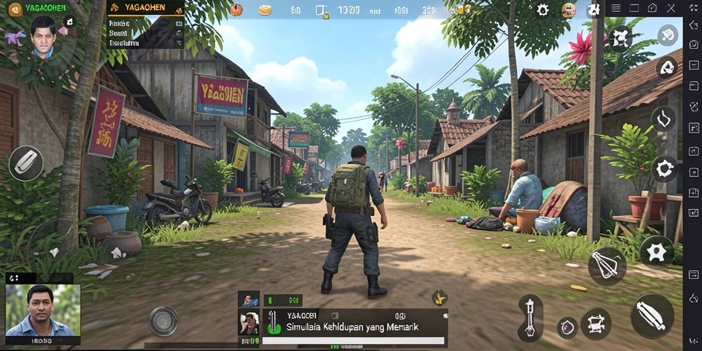 Tampilan gameplay YAGAOHEN yang menarik dan interaktif.